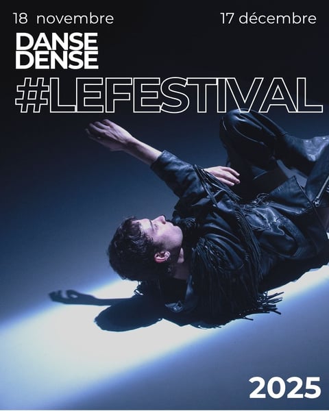 Danse Dense le festival 2025 affiche