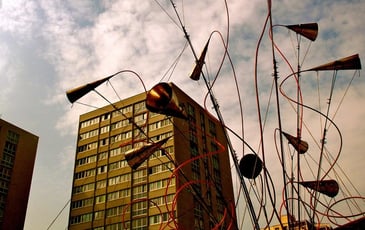 Inauguration de la Place des Beaux-Sons d'Aubervilliers par la Compagnie Décor Sonore