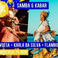 Samba & Kabar, Brésil-La Réunion, Votia + Karla Da Silva + Flambola