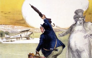 Drôles de Vols. Caricaturer les Expériences Aériennes