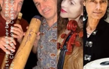 Didier Malherbe & Raphaël Didjaman invitent Laure Volpato & Shyamal Maïtra