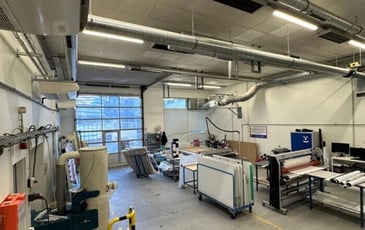 Visite de l'atelier signalétique de la RATP