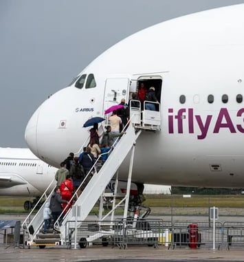 Visite exceptionnelle du chantier de l'Airbus A380