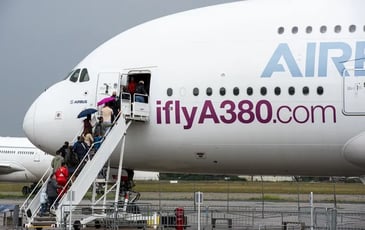 Visite exceptionnelle du chantier de l'Airbus A380