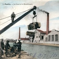 Les vestiges du patrimoine industriel le long du canal de l'Ourcq