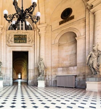Visite de la maison d'éducation de la Légion d'honneur de Saint-Denis