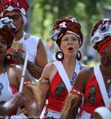 Déambulation carnavalesque brésilienne
