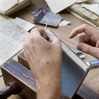 Visites de l'atelier de restauration, reliure et dorure