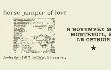 Take Me Out : Horse Jumper of Love en concert !