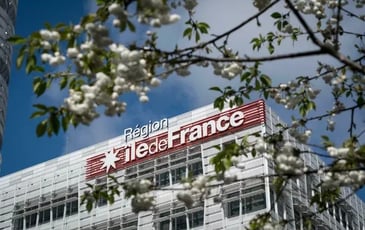 Visite de l'hémicycle de la Région Île-de-France