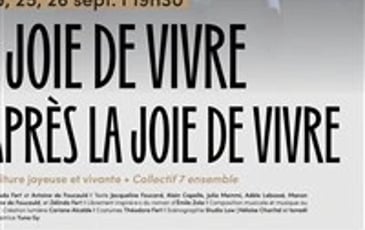 La joie de vivre d'après la joie de vivre