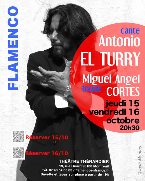 Récital flamenco avec Antonio El Turry