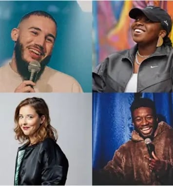 Merwan Benlazar, Sophie Loustalot, Sarah Lélé et Wilfred