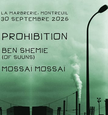 Prohibition + guests : Ben Shemie (of Suuns) + Mossaï Mossaï