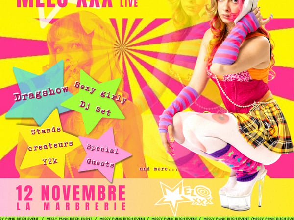Melo xxx, release party girly punk event