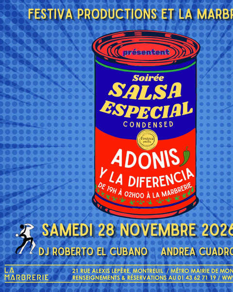 Salse especial avec Adonis y la Diferencia, release party