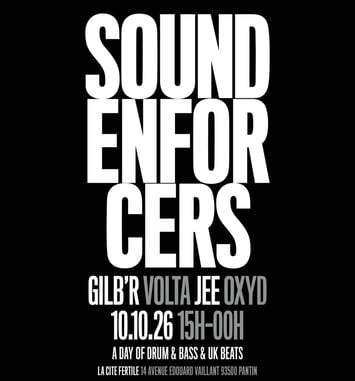Sound Enforcers «A Day of Drum&Bass & UK Beats»: Gilb’R, Volta, Jee, Oxyd