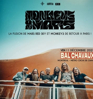 Monkeys on Mars (Mars Red Sky + Monkey3) + Guest