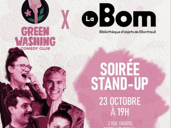 Stand up engagé à la bibliothèque d'objet de Montreuil